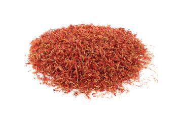 Safflower isolated on a white background