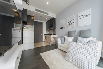 Interior, beautiful apartment, luxurious living room