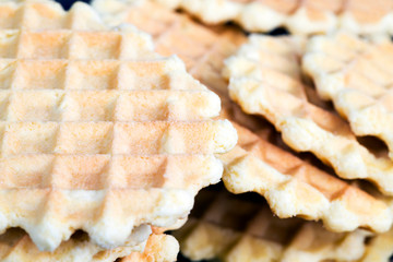 oval delicious wafers