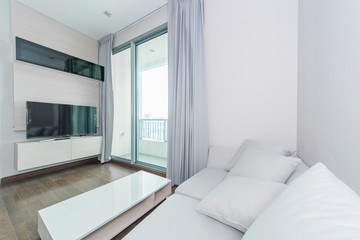 Interior, beautiful apartment, luxurious living room