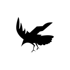 eagle vector illustration of black design