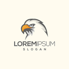 Fototapeta premium Eagle logo design vector abstract illustrator modern