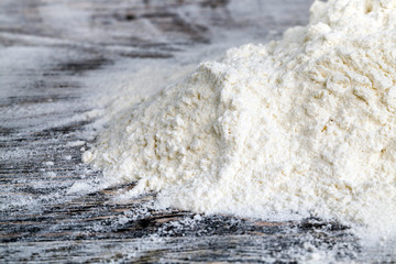 Obraz na płótnie Canvas white wheat flour