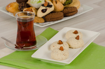 Cookies from turkish cuisine stock photo