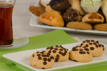 Cookies from turkish cuisine stock photo