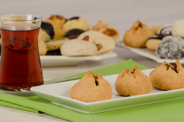 Cookies from turkish cuisine stock photo