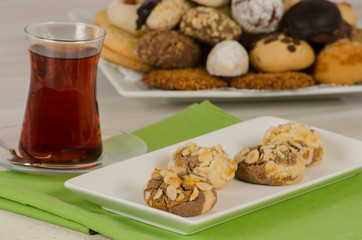 Cookies from turkish cuisine stock photo