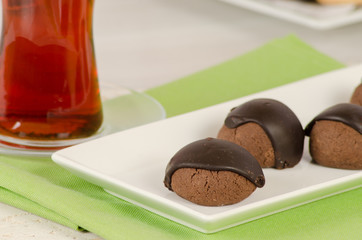 Cookies from turkish cuisine stock photo