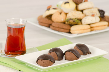 Cookies from turkish cuisine stock photo