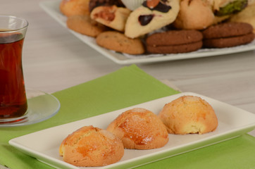 Cookies from turkish cuisine stock photo