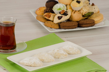 Cookies from turkish cuisine stock photo
