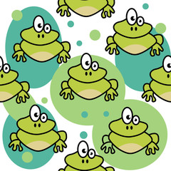 colorful cute seamless cartoon animal patterns. for cloth, wrapping, textiles. vector