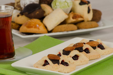 Cookies from turkish cuisine stock photo