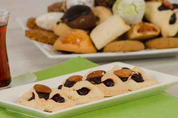 Cookies from turkish cuisine stock photo