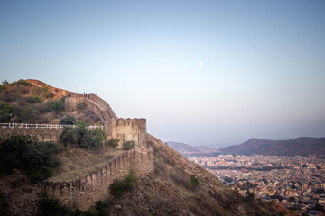 Fototapeta na wymiar Jaipur fort Pink city