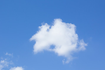 white clouds in the sky