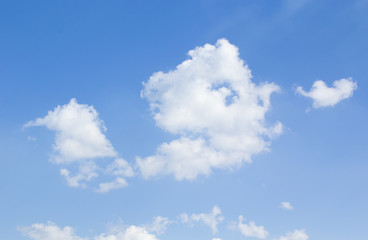 blue sky with clouds