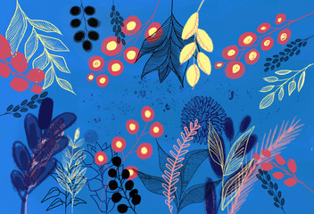 Blumiger Hintergrund