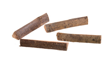 firewood isolated on white background