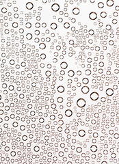 lots of drops of condensate