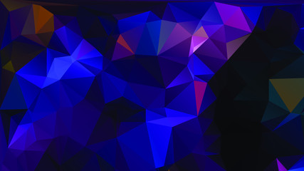 Abstract Color Polygon Background Design, Abstract Geometric Origami Style With Gradient