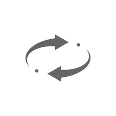 360 degree icon vector .