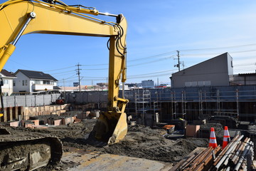 建設機械 土木建設現場