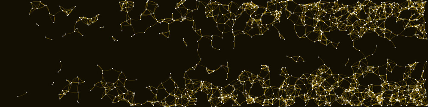 Procedural Art Network Mesh background illustration