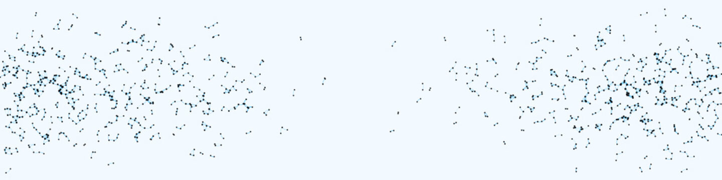 Procedural Art Network Mesh background illustration