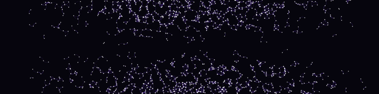 Procedural Art Network Mesh background illustration