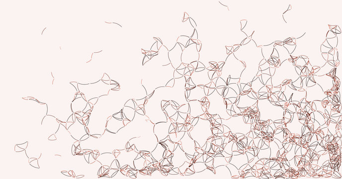 Procedural Art Network Mesh background illustration