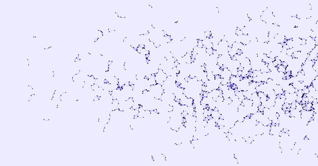 Procedural Art Network Mesh background illustration