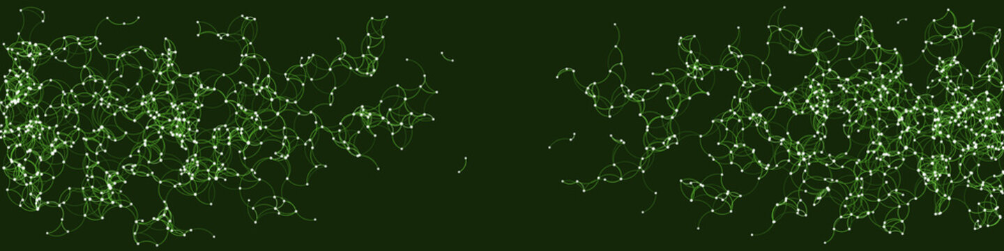 Procedural Art Network Mesh background illustration