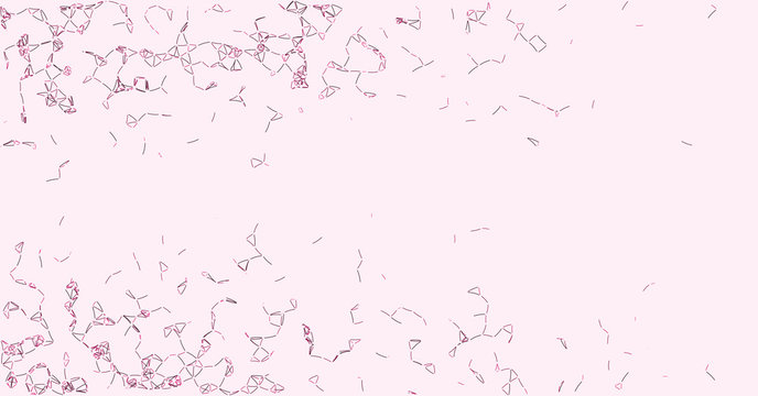 Procedural Art Network Mesh background illustration