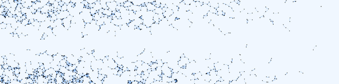 Procedural Art Network Mesh background illustration