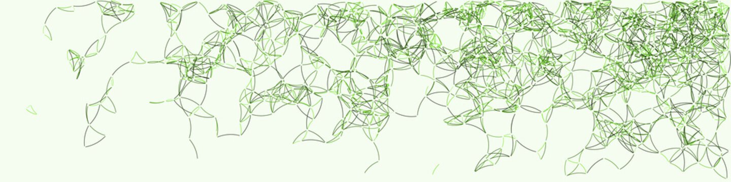 Procedural Art Network Mesh background illustration