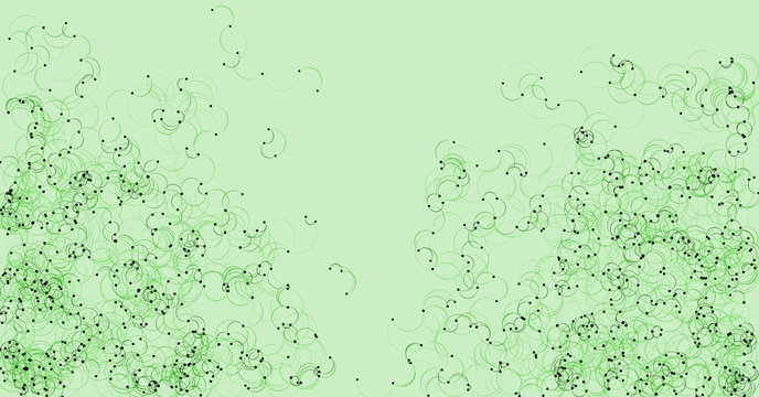 Procedural Art Network Mesh background illustration