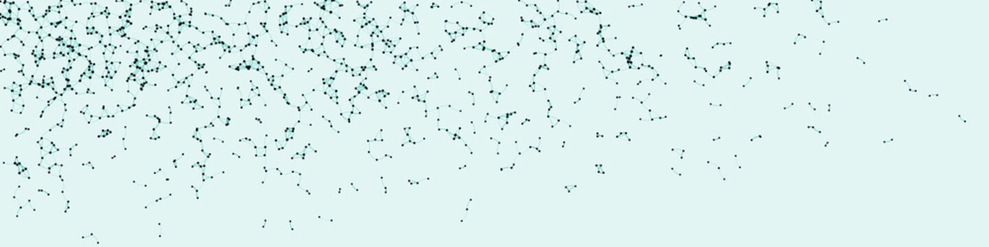 Procedural Art Network Mesh background illustration