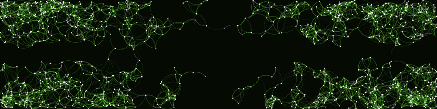 Procedural Art Network Mesh background illustration