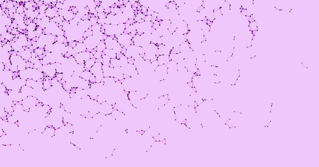 Procedural Art Network Mesh background illustration