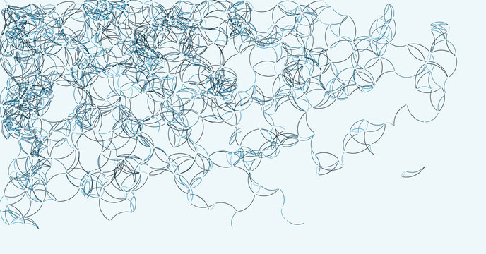 Procedural Art Network Mesh background illustration