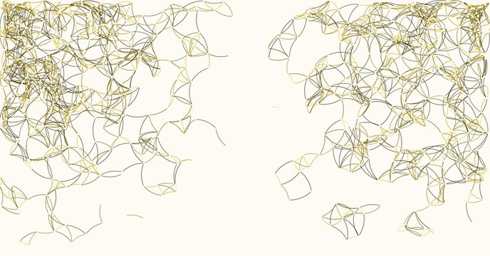 Procedural Art Network Mesh background illustration