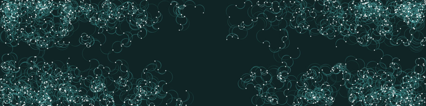 Procedural Art Network Mesh background illustration