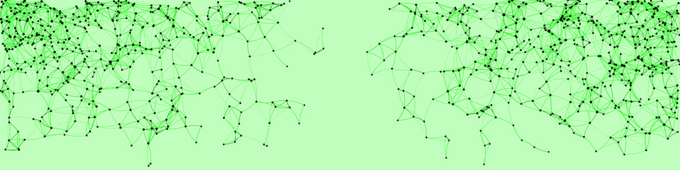 Procedural Art Network Mesh background illustration