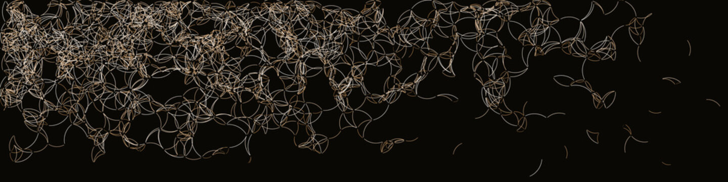 Procedural Art Network Mesh background illustration