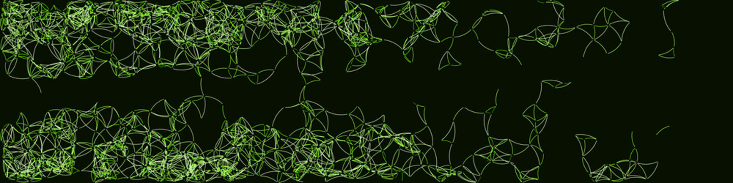 Procedural Art Network Mesh background illustration