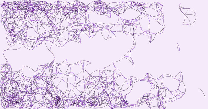 Procedural Art Network Mesh background illustration
