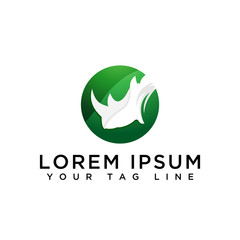 powerful color animal logo from your permium business vector