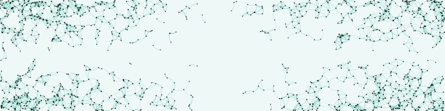 Procedural Art Network Mesh background illustration