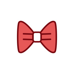 Butterfly tie icon vector design template